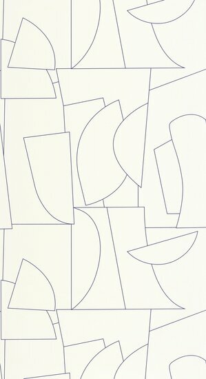 Caselio Outlines OTLS105020988 - Blauw Behang