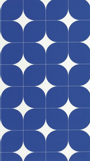 Caselio Outlines OTLS105040630 - Blauw Behang