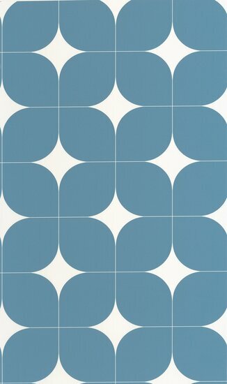 Caselio Outlines OTLS105040641 - Blauw Behang