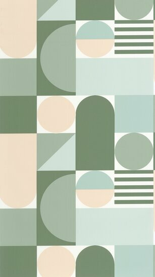 Caselio Outlines OTLS105050787 - Groen Behang