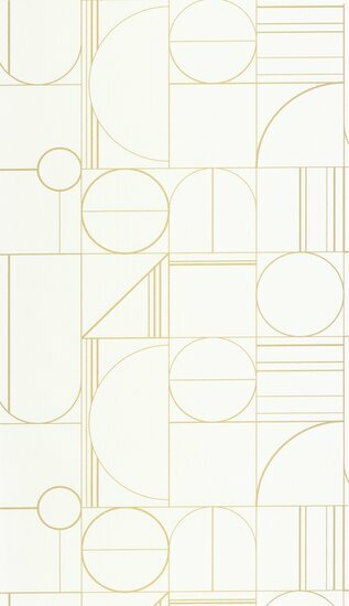 Caselio Outlines OTLS105060248 - Geel Behang