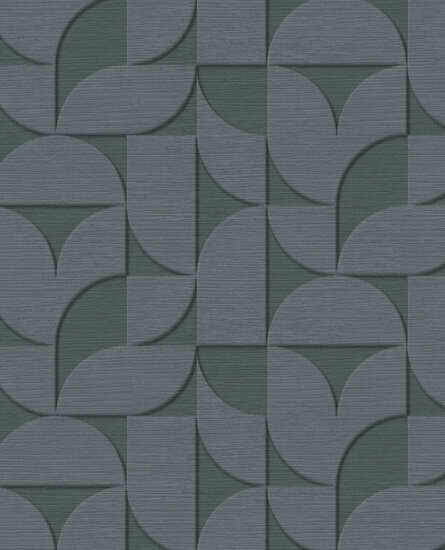 Eijffinger Revive 333614 Blauw Behang