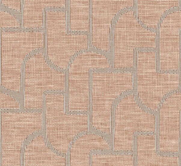 Arte Essentials Totem ESPARTO IBERICO 18916 Blauw/Roze Behang