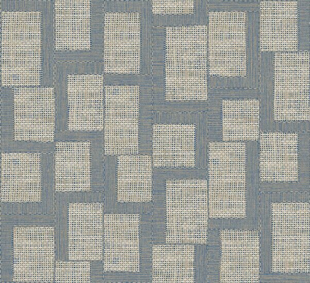 Arte Essentials Totem ESPARTO AFRICANO 18942 Blauw/Grijs Behang