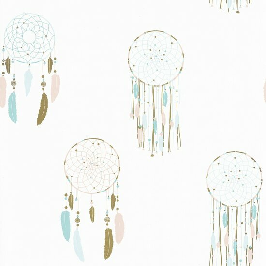 Caselio Girl Power GPR100786604 - Blauw Behang