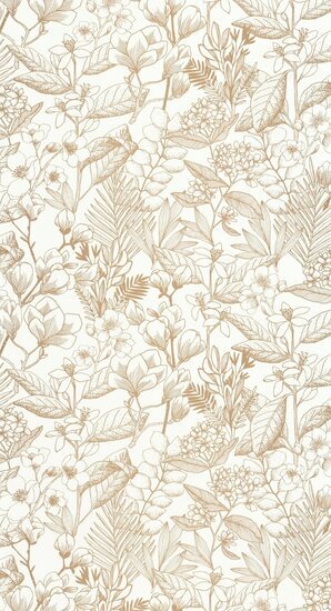 Caselio Flower Power FLP101852010 - Wit Behang