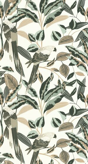 Caselio Golden Age GAG103790725 - Groen Behang