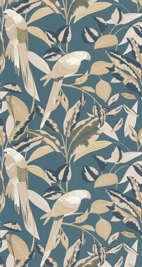 Caselio Golden Age GAG103796231 - Blauw Behang