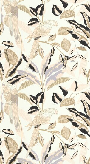 Caselio Golden Age GAG103790288 - Zwart Behang