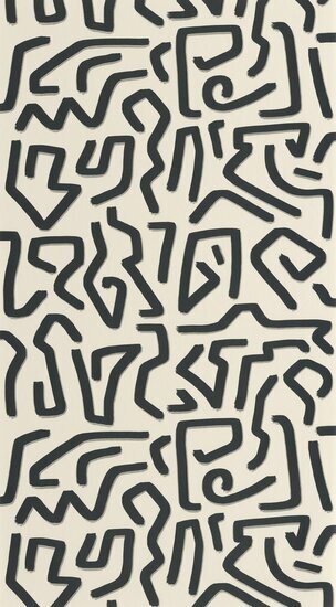 Casadeco Milano Sixties MISI89350990 - Zwart Behang