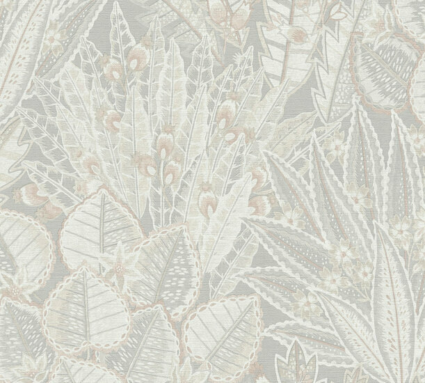 AS Creation Stories of Life - 39653-4 / 396534 Grijs Behang