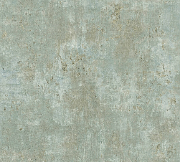 AS Creation Stories of Life - 39670-4 / 396704 Turquoise Behang