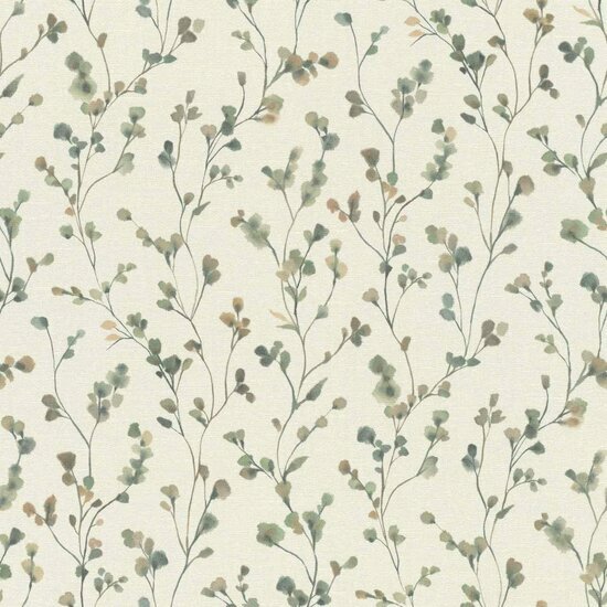 Rasch Country Charme 486148 Groen Behang