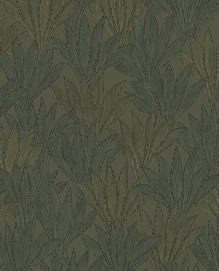 Eijffinger Gilded 340152 Groen Behang