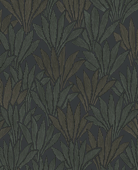 Eijffinger Gilded 340153 Blauw Behang