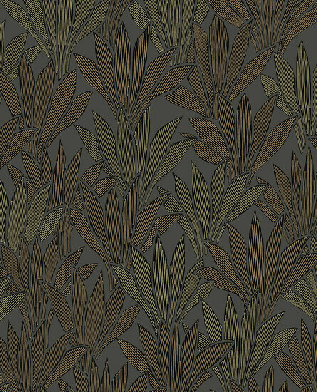 Eijffinger Gilded 340154 Zwart Behang