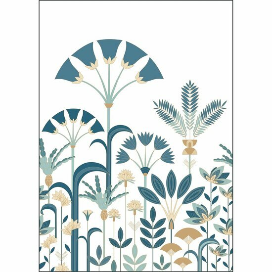 Caselio Elegance ELC105326003 - Blauw Behang