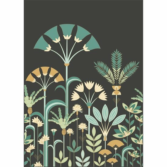 Caselio Elegance ELC105327003 - Groen Behang