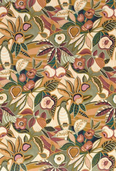 Casamance Casa Azul 76300304 - Groen Behang