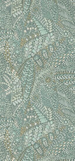 Casamance Casa Azul 76310814 - Groen Behang