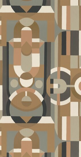 Casamance Faubourg Des Lumi&egrave;res 76250304 - Beige Behang