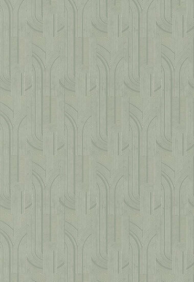 Casamance Faubourg Des Lumi&egrave;res 76281936 - Groen Behang