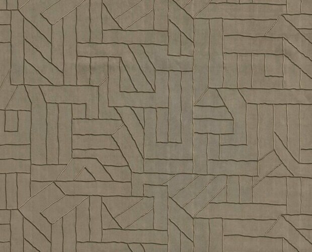 Arte Le Couturier LA DERIVE 58502 Bruin Behang