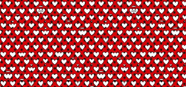 HookedOnWalls ENRIQUEZLAND CUORI POIS 25503 Behang