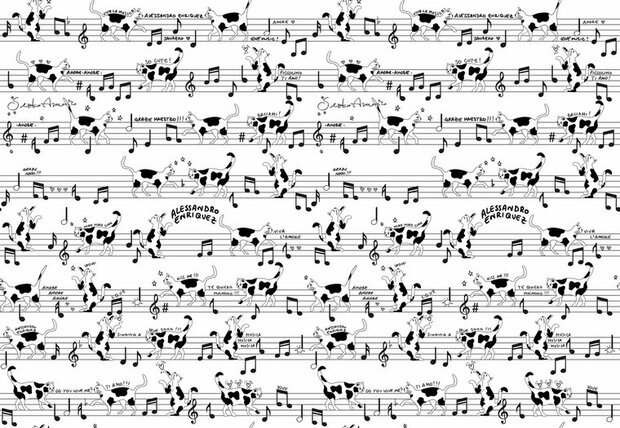 HookedOnWalls ENRIQUEZLAND MUSICISTI 25512 Behang