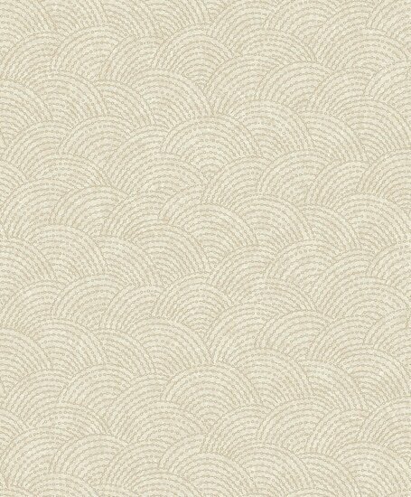 HookedOnWalls GINKGO YUMI 21931 Cr&egrave;me Behang