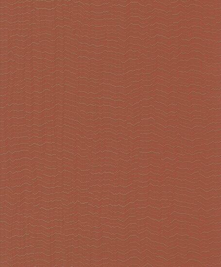 HookedOnWalls GINKGO WAVE 21943 Oranje / Terra Behang
