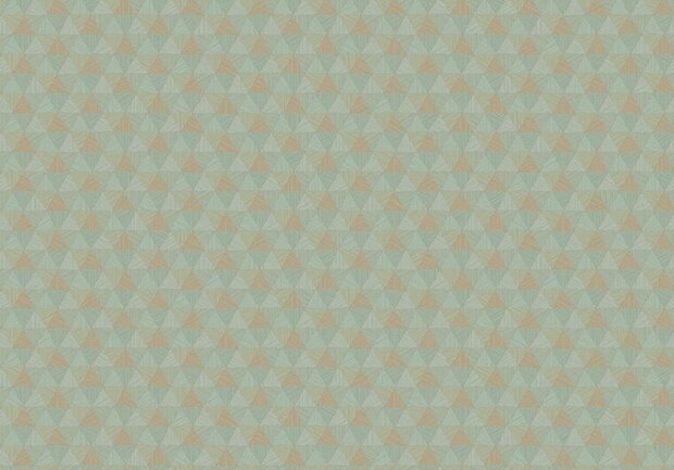 HookedOnWalls JV 602 JAIPUR TRIANGLES TROPICALES 6833 Behang