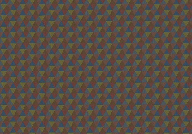 HookedOnWalls JV 602 JAIPUR TRIANGLES TROPICALES 6835 Behang