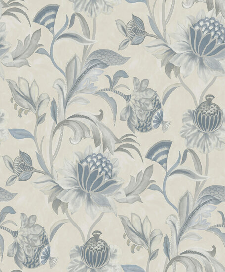 Dutch First Class Arabesque 36355 Beige / Blauw Behang