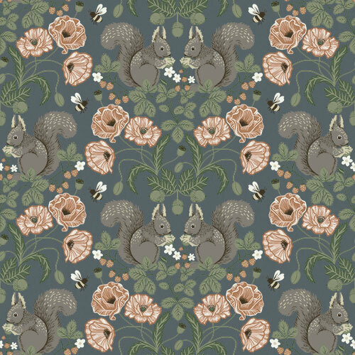 Midbec Gr&ouml;nhaga 44122 - Blauw Behang