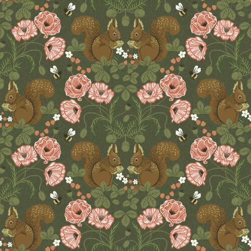 Midbec Gr&ouml;nhaga 44124 - Groen Behang