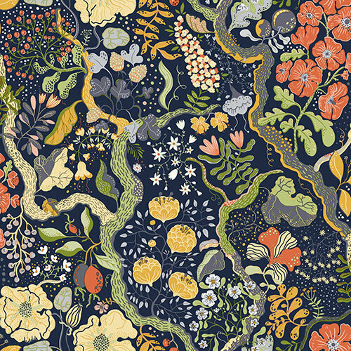 Dutch First Class Midbec Lina 2 65101 - Blauw Behang