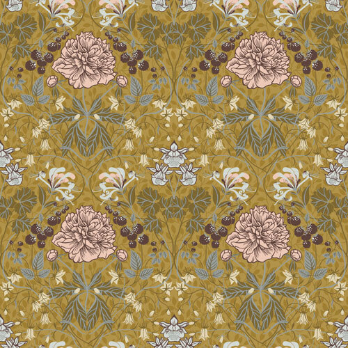 Dutch First Class Midbec Lyckebo 28016 - Geel Behang