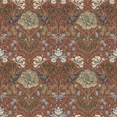 Dutch First Class Midbec Lyckebo 28017 - Rood Behang