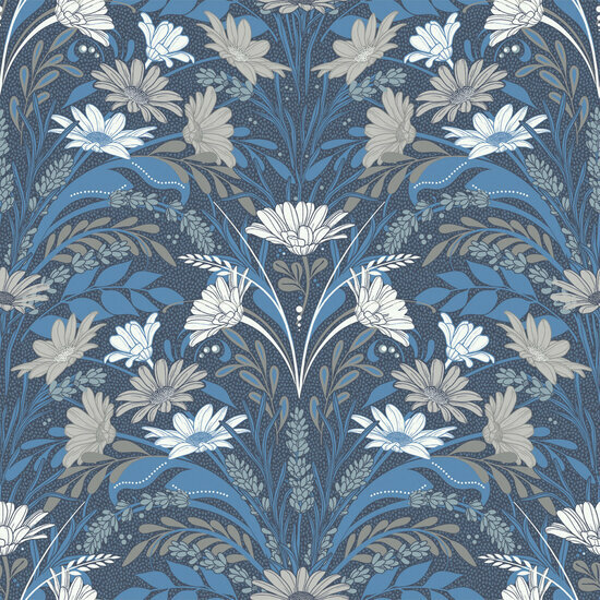 Dutch First Class Midbec Sunnano 24115 - Blauw Behang