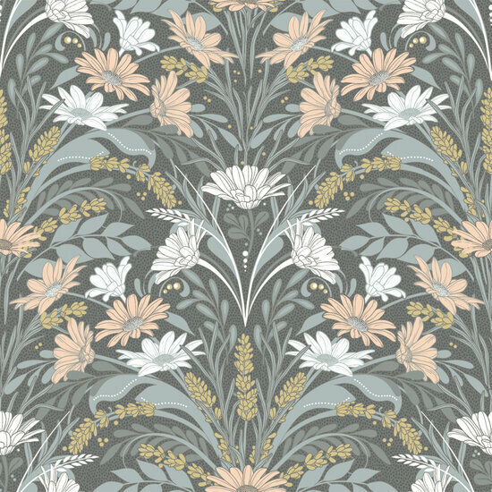 Dutch First Class Midbec Sunnano 24120 - Grijs Behang