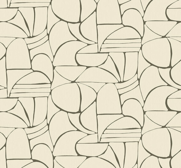 Eijffinger Solange 340280 Cr&egrave;me Behang