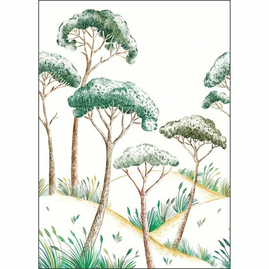 Caselio Azur AZU105497003 - Groen Behang