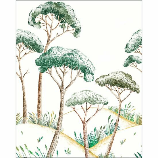 Caselio Azur AZU105497005 - Groen Behang