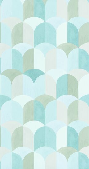 Caselio Azur AZU105446787 - Blauw Behang