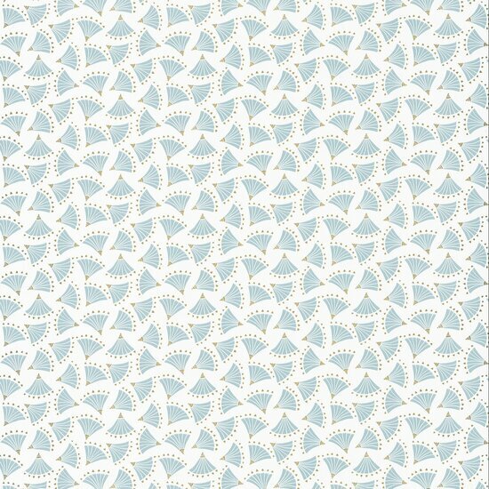 Caselio Color Box 3 CB3100366100 - Blauw Behang