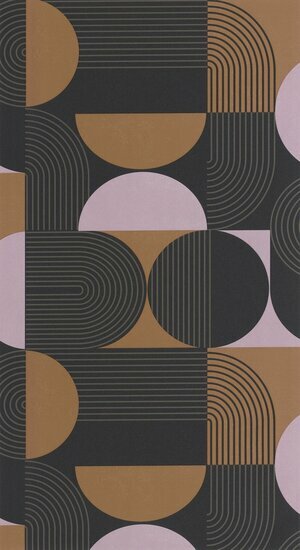 Caselio Graphic GPC105509566 - Oranje Behang