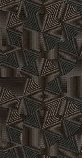 Caselio Graphic GPC105519043 - Zwart Behang