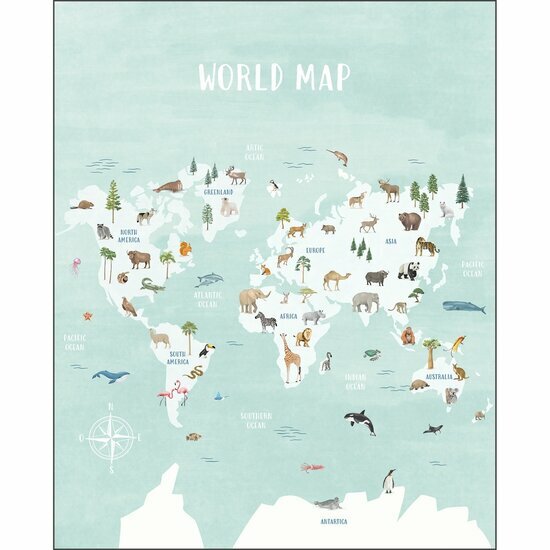 Caselio Les Minis Mondes MNM105766302 - Multicolours Behang