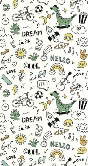 Caselio Les Minis Mondes MNM105834527 - Multicolours Behang